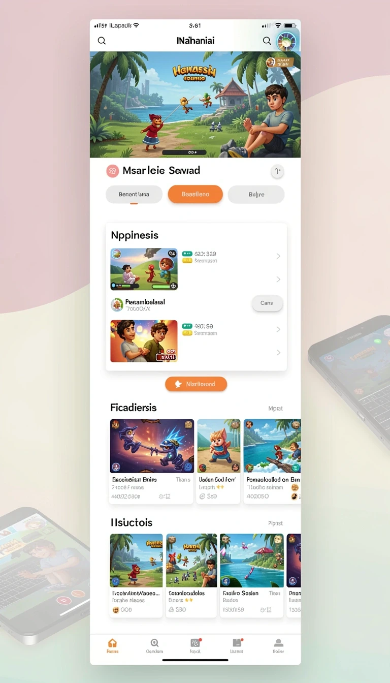 Tampilan utama aplikasi Review Aplikasi luckyrp yang intuitif dan efisien.