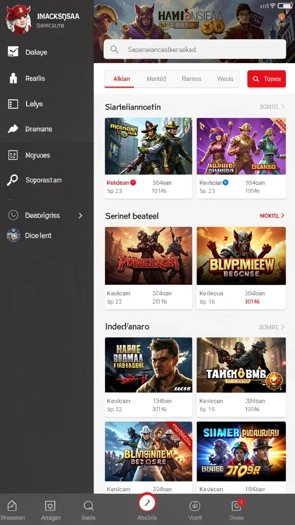 Tampilan utama aplikasi Review Aplikasi omset288 yang intuitif dan efisien.