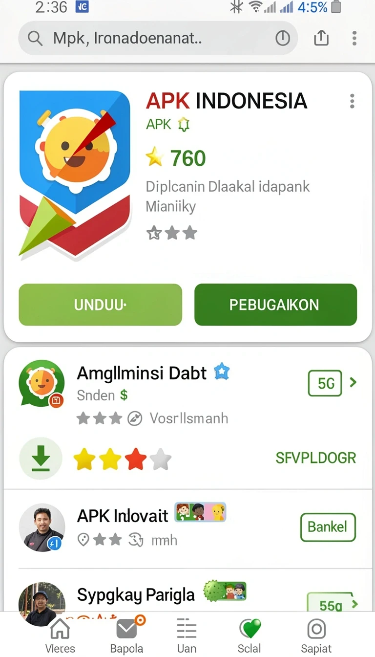 Tampilan utama aplikasi Review Aplikasi b8vip yang intuitif dan efisien.