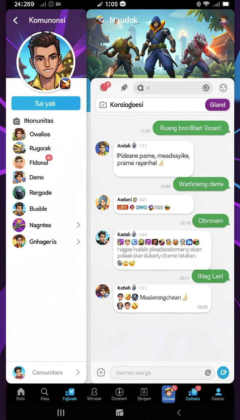 Tampilan utama aplikasi Review Aplikasi f7f7 Versi Terbaru yang intuitif dan efisien.